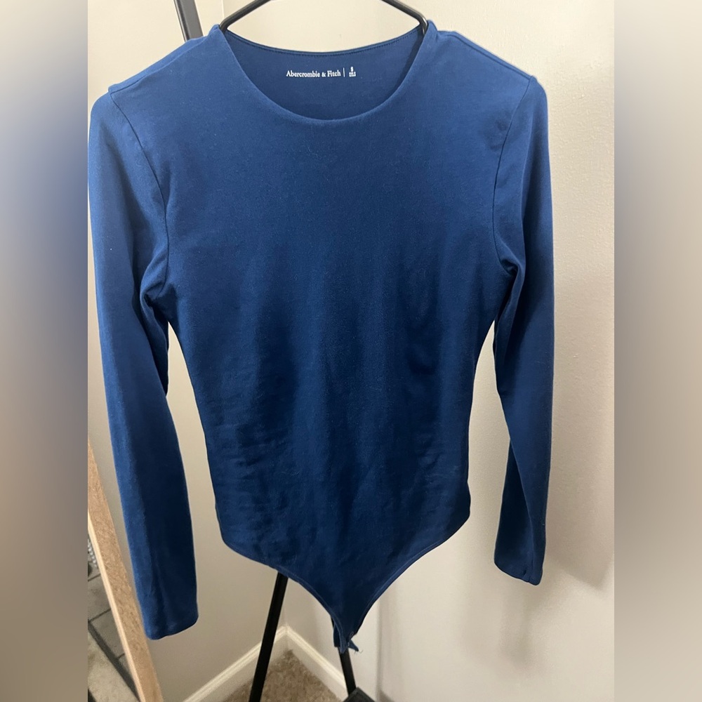 Abercrombie & Fitch Blue Long Sleeve Bodysuit